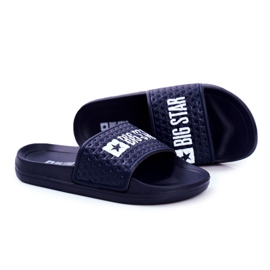 Kinderhausschuhe Big Star Navy Blue Stepp GG374802 navy blau