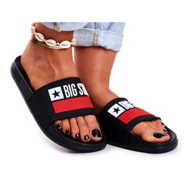 Damen Hausschuhe Big Star Classic Schwarz GG274A045