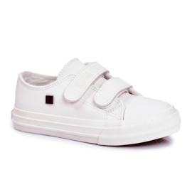 Kinderschuhe Turnschuhe Big Star Mit Klettverschluss Weiß GG374010