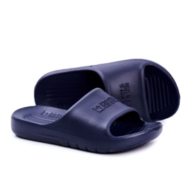 Hausschuhe Kinder Jugend Big Star Navy Blue GG374810 marine