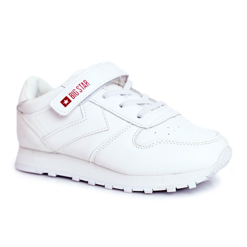Sport Kinderschuhe Big Star mit Klettverschluss Weiß GG374057