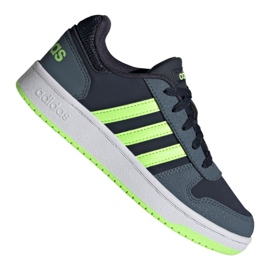 Adidas Hoops 2.0 Jr FW3171 Schuhe schwarz marineblau grün