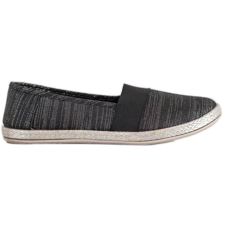 SHELOVET Stylische Slip-On-Sneaker schwarz