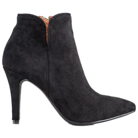 Bella Paris Klassische Stiefel auf hohem Absatz schwarz