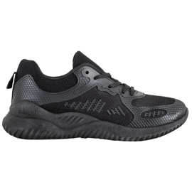 SHELOVET Turnschuhe mit Mesh schwarz