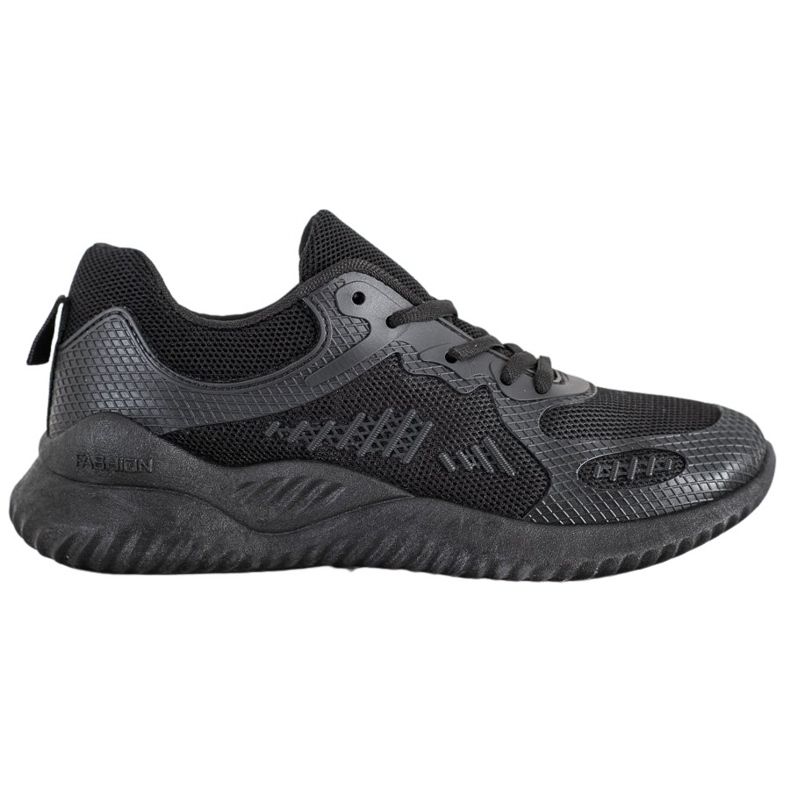 SHELOVET Turnschuhe mit Mesh schwarz