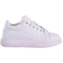 SHELOVET Violette Turnschuhe auf der Plattform lila