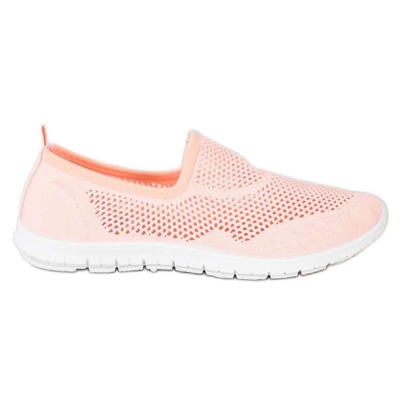 Bona Durchbrochene Slipons orange