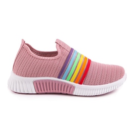 BS30 rosa Sportschuhe zum Hineinschlüpfen mehrfarbig