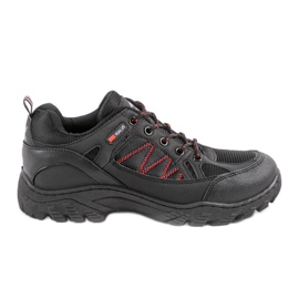 Schwarze Sport-Trekkingschuhe HL-1831B