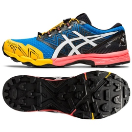 Asics GEL-FujiTrabuco Sky M 1011A900-400 Laufschuhe marineblau mehrfarbig