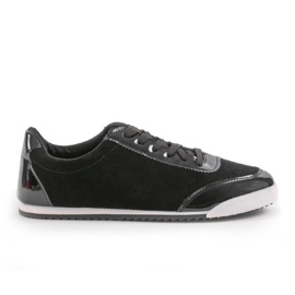Schwarze elegante Herrenschuhe JX-22