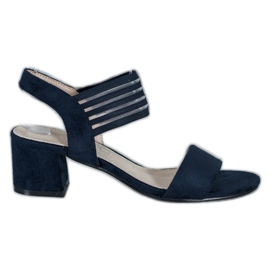 Filippo Slip-on-Sandalen auf einem Pfosten blau