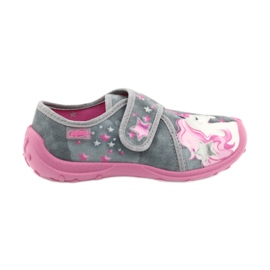 Befado Kinderschuhe 560X117 rosa grau