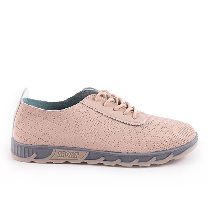 JH8685-2 beige Turnschuhe braun