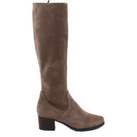 Damen Cognac Stretch Caprice 25506 Stiefel braun