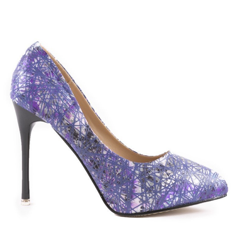 Lila Blumenstifte 0116-4 violett mehrfarbig