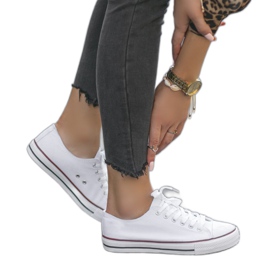 Weiße klassische TH68-1 Damensneaker