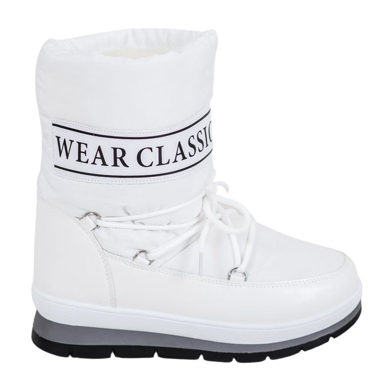 GOLL Tragen Sie klassische Schneeschuhe weiß
