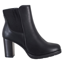 J. Star Stylische Stiefel mit hohen Absätzen schwarz