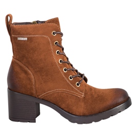 VINCEZA Wildlederstiefel braun