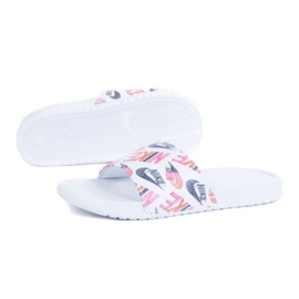 Nike Benassi Jdi Print W 618919-119 Pantoletten weiß