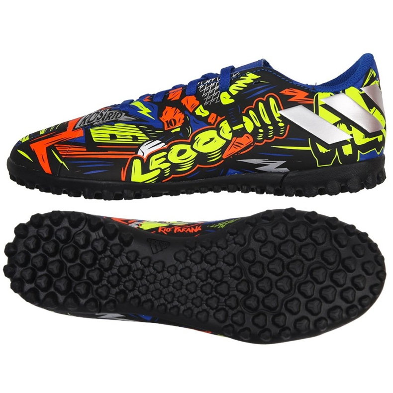 Adidas Nemeziz Messi 19.4 Tf Jr EH0602 Fußballschuhe marineblau, mehrfarbig mehrfarbig