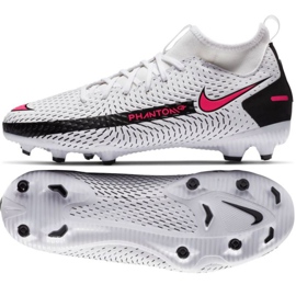 Nike Phantom Gt Academy Df FG / MG Jr CW6694-160 Fußballschuhe mehrfarbig weiß