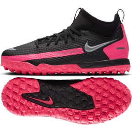 Nike Phantom Gt Academy Df Tf Jr CW6695-006 Fußballschuh schwarz mehrfarbig