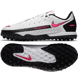 Nike Phantom Gt Academy Tf Jr CK8484-160 Fußballschuh mehrfarbig weiß