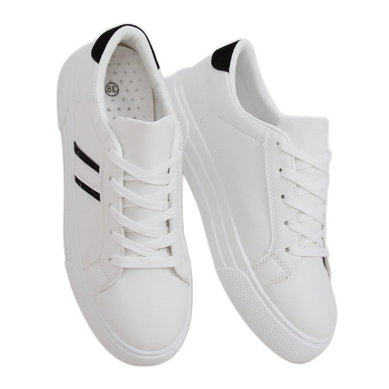 Weiße Damen Sneaker CC-20 Schwarz