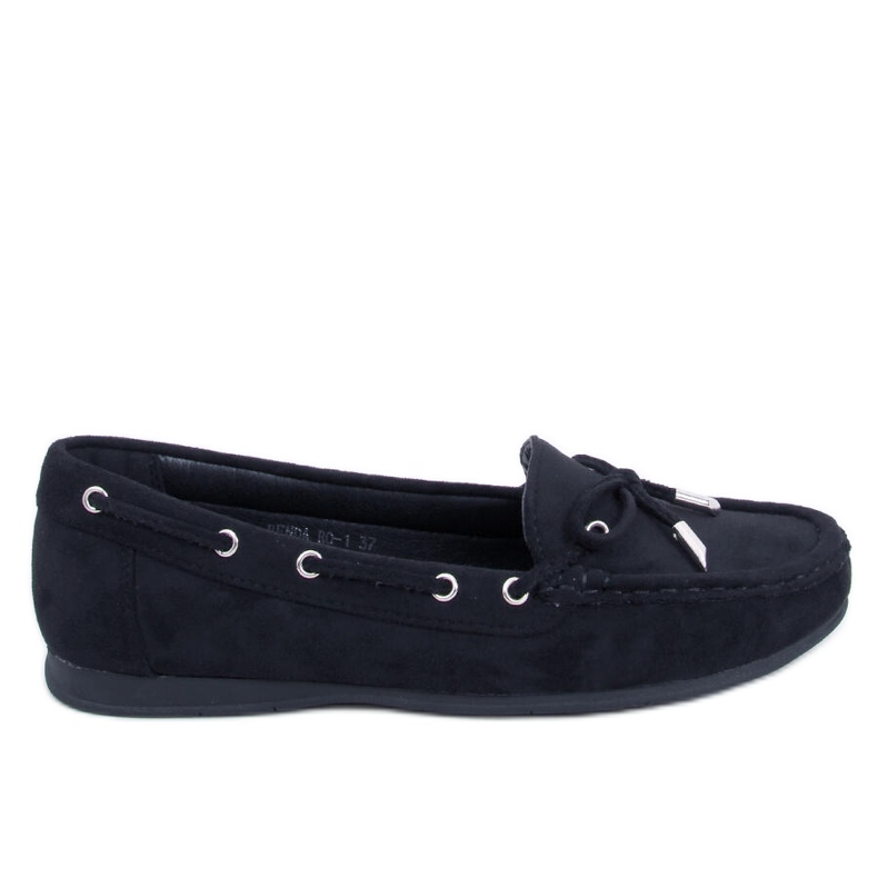 Schwarze Damen-Loafer RQ-1 Black