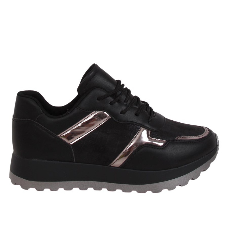 Schwarze Damen Sportschuhe 2019-447 Schwarz