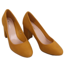 Pumps am Pfosten Honig 3005 Gelb