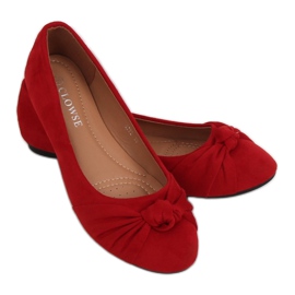 Rote Damenballerinas 8F62 Rot