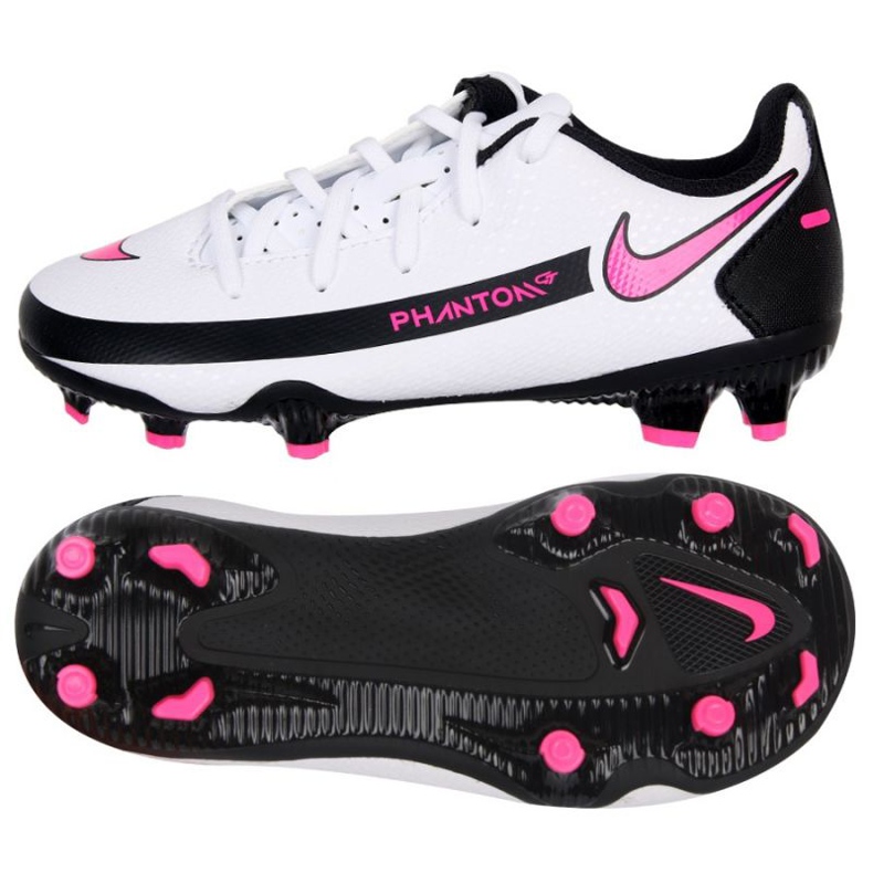 Nike Phantom Gt Club FG / MG Jr DC9466-160 Fußballschuhe weiß weiß