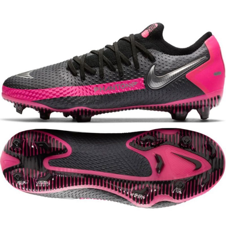 Nike Phantom Gt Fg Jr CK8473-006 Fußballschuhe schwarz schwarz