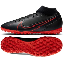 Nike Mercurial Superfly 7 Academy Tf M AT7978-060 Fußballschuhe schwarz mehrfarbig