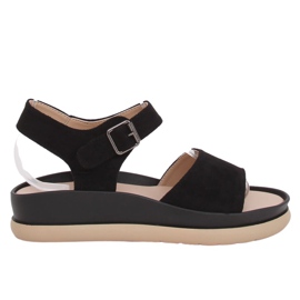 Schwarze Damensandalen YJ860 Nero Ii Genre