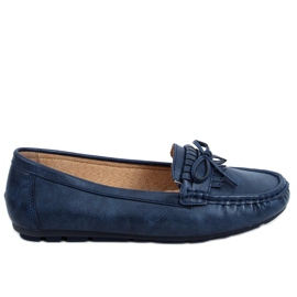 Marineblaue Loafer für Damen 9F182 Navy