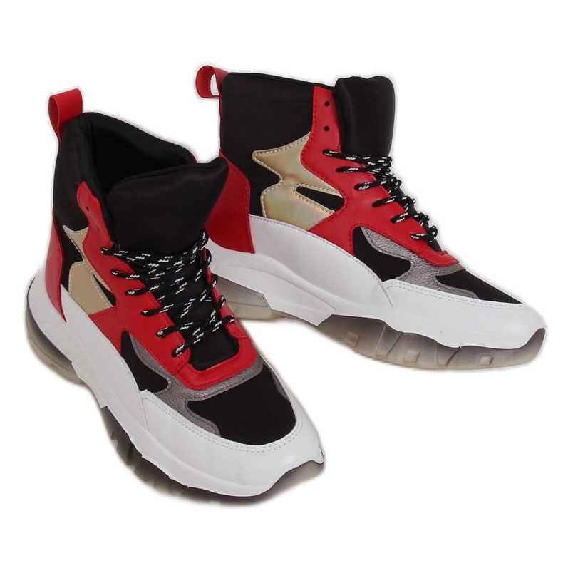 High-Top-Sneakers 2000-C05 Schwarz mehrfarbig