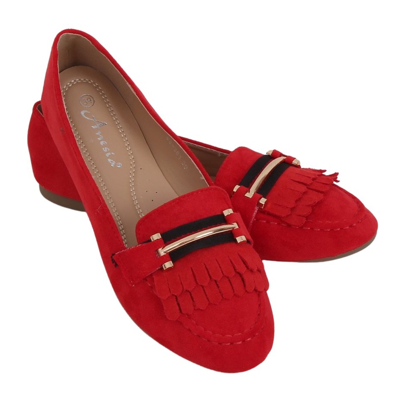 Rot Damen-Loafer 88-381 Rot