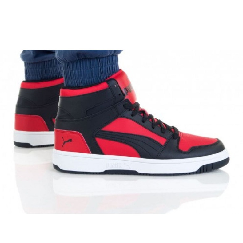 Puma Redound Layup Sl M 369573 12 schwarz rot