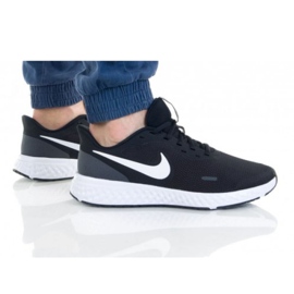 Nike Revoution 5 4E M BQ6714-003 Schuh weiß schwarz