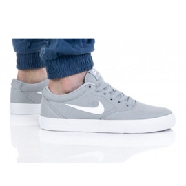 Nike Sb Charge Cnvs M CD6279-003 Schuh weiß grau