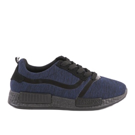 Marineblaue leichte Sportschuhe PH-11 schwarz