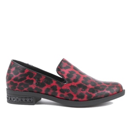 Rote Damenschuhe C18-6527 schwarz