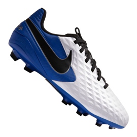 Nike Legend 8 Academy Mg Jr AT5732-104 Fußballschuhe schwarz, weiß, marineblau mehrfarbig