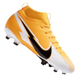 Nike Superfly 7 Academy Mg Jr AT8120-801 Fußballschuhe mehrfarbig orangen und rottöne