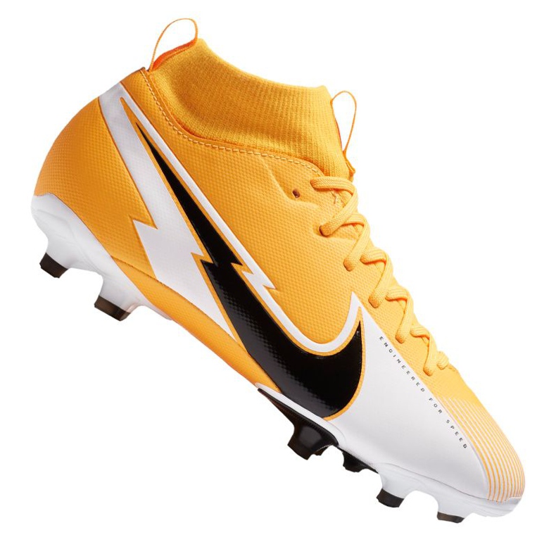 Nike Superfly 7 Academy Mg Jr AT8120-801 Fußballschuhe mehrfarbig orangen und rottöne